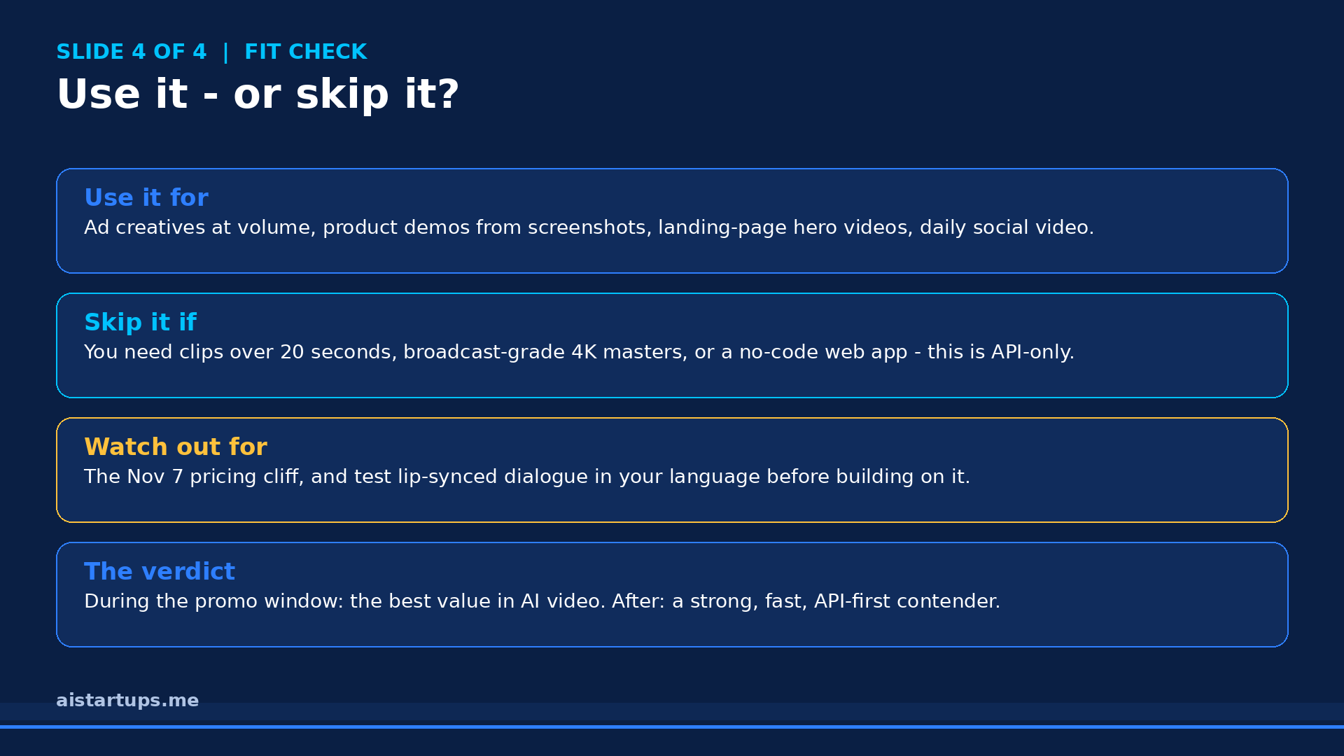 Slide deck: who should use FLUX 3 Max and who should skip it